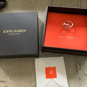 John Hardy silver and gold bamboo ring size 8